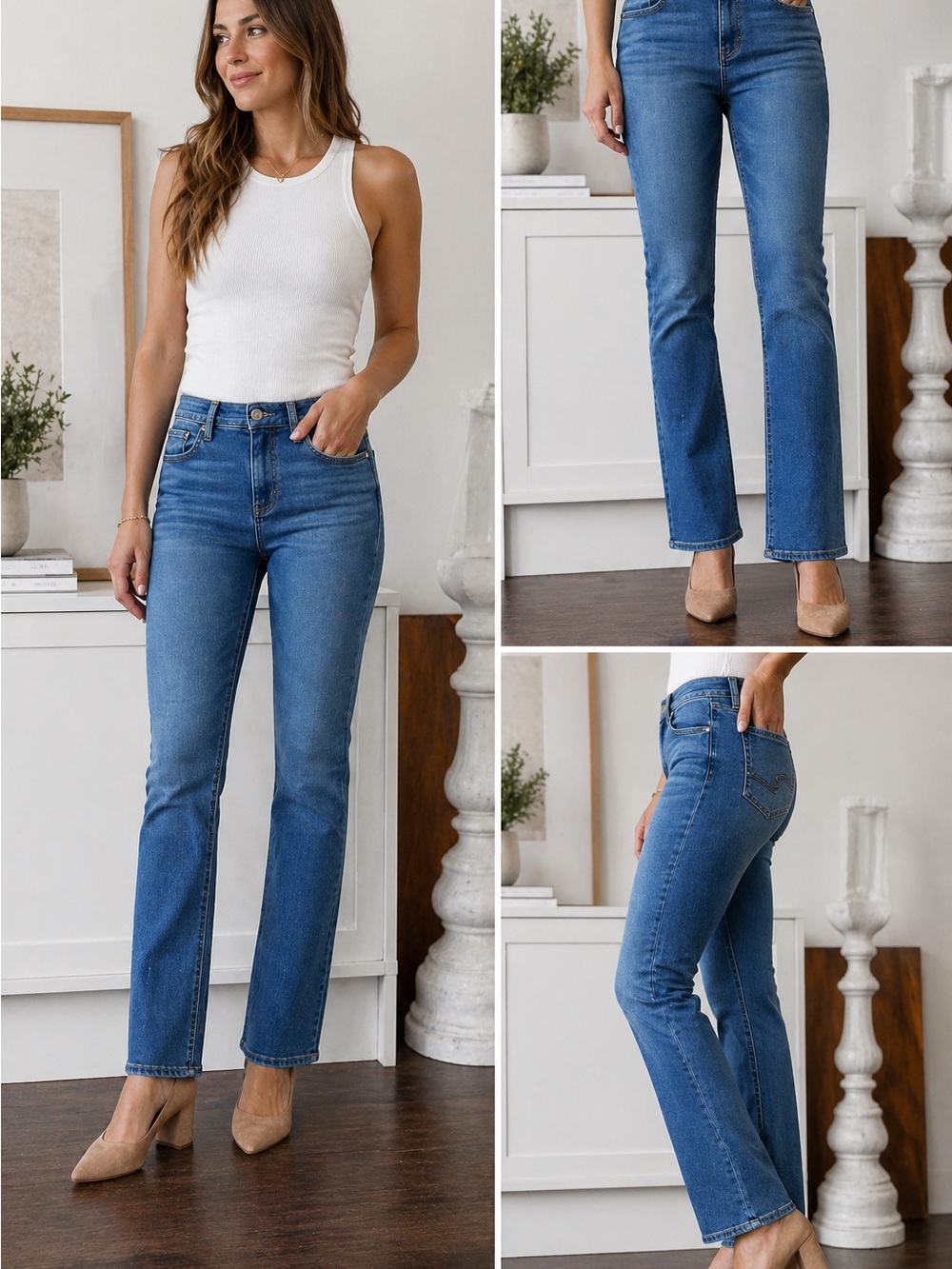 Silver Classic Mid-Wash Blue Women’s Skinny Jeans - 31
